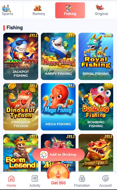 Fishing Satta Games
